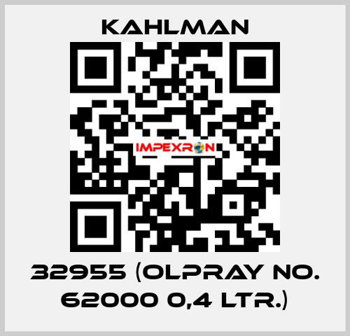 32955 (Olpray No. 62000 0,4 ltr.) Kahlman