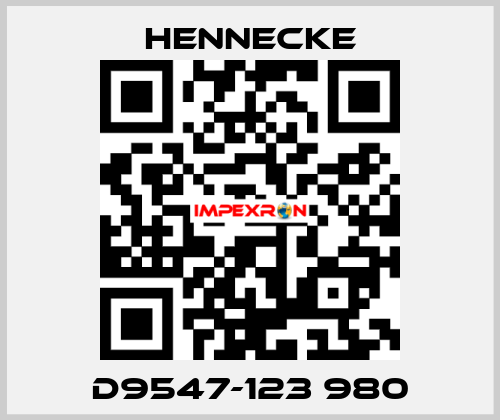 D9547-123 980 Hennecke