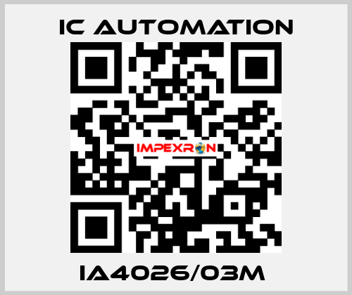 IA4026/03M  ic automation