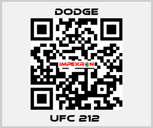 UFC 212  Dodge