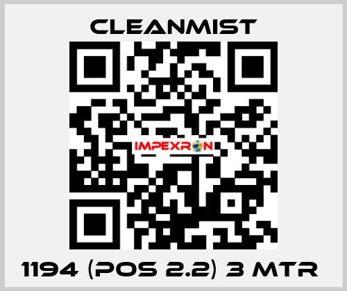 1194 (pos 2.2) 3 mtr  CleanMist