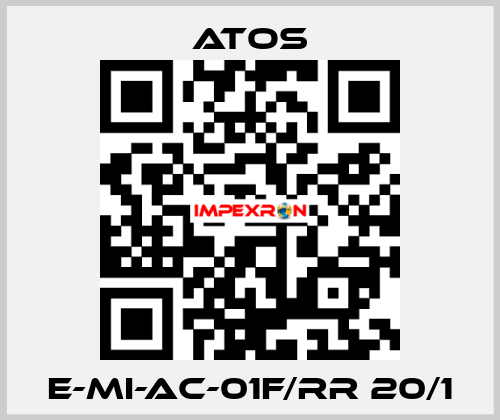 E-MI-AC-01F/RR 20/1 Atos