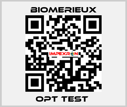 OPT test  Biomerieux