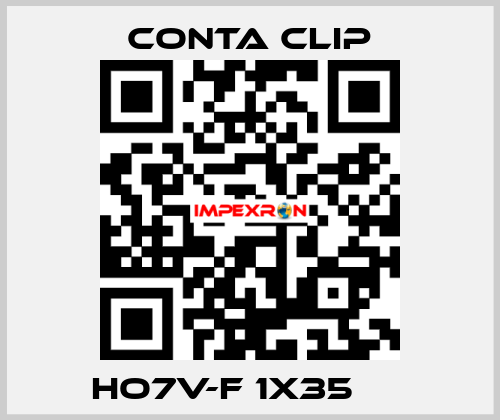 HO7V-F 1X35      Conta Clip