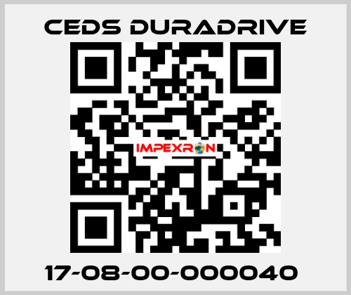 17-08-00-000040  Ceds Duradrive