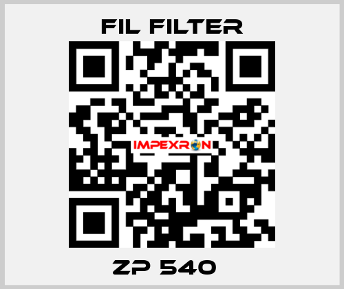 ZP 540   Fil Filter