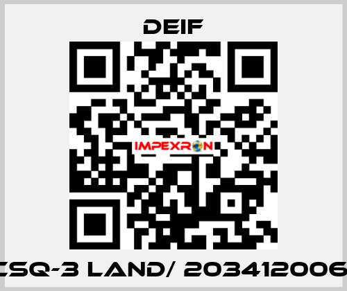 CSQ-3 Land/ 2034120061 Deif