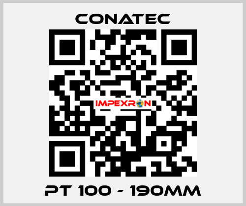 PT 100 - 190mm Conatec