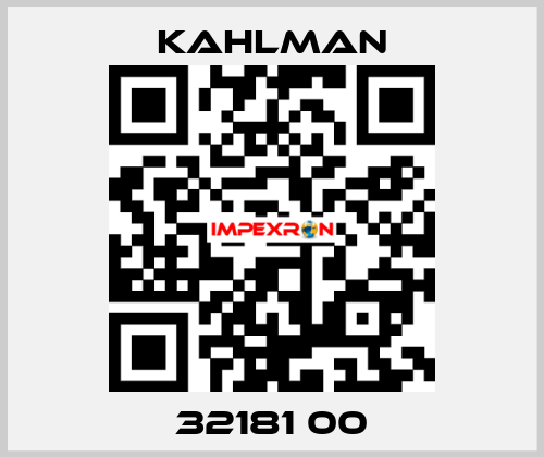 32181 00 Kahlman