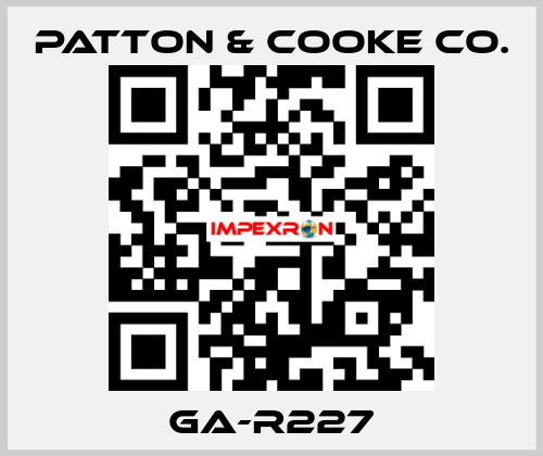 GA-R227 Patton & Cooke Co.