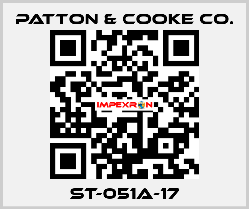 ST-051A-17 Patton & Cooke Co.