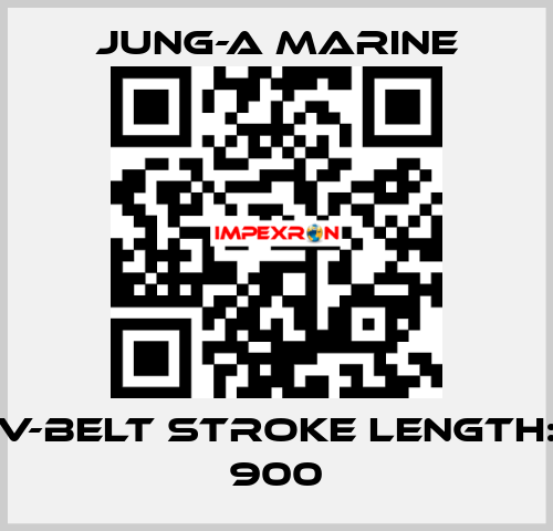 V-belt stroke length: 900 JUNG-A MARINE