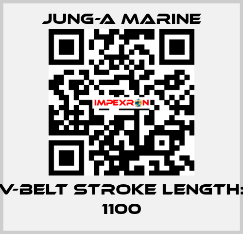 V-belt stroke length: 1100 JUNG-A MARINE