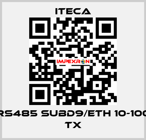 RS485 SUBD9/ETH 10-100 TX iteca