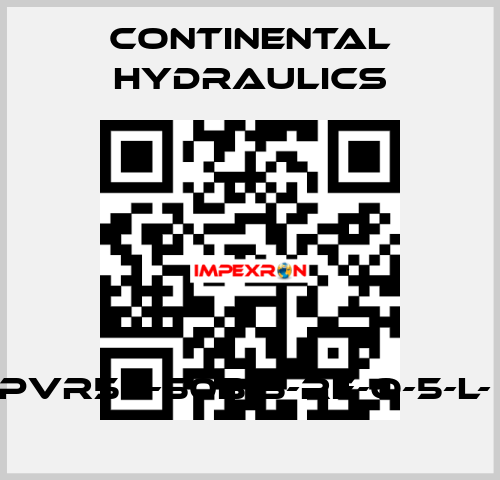 PVR50-50B15-RF-O-5-L-  Continental Hydraulics