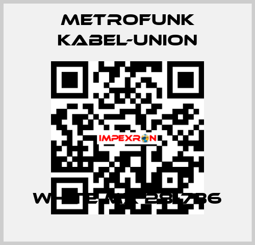 white MX 28-736 METROFUNK KABEL-UNION