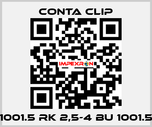 1001.5 RK 2,5-4 BU 1001.5 Conta Clip