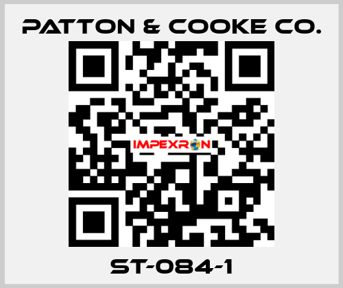 ST-084-1 Patton & Cooke Co.