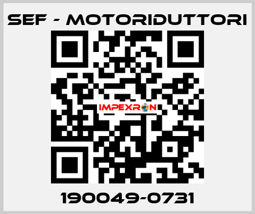 190049-0731 SEF - MOTORIDUTTORI