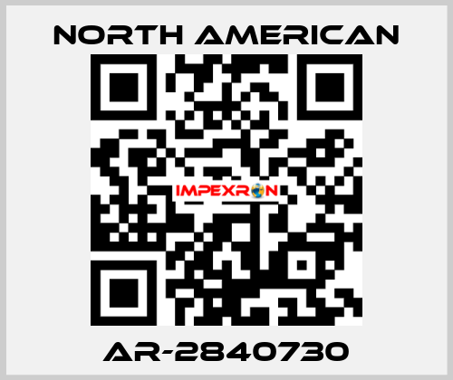 AR-2840730 NORTH AMERICAN