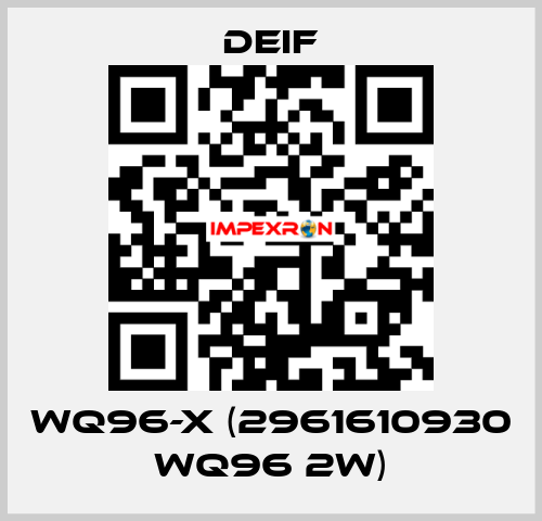 WQ96-x (2961610930 WQ96 2W) Deif