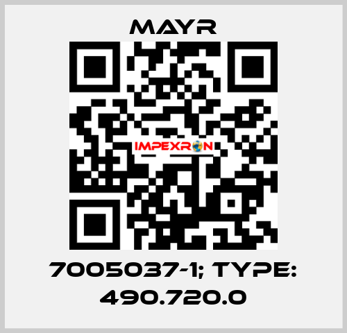 7005037-1; Type: 490.720.0 Mayr