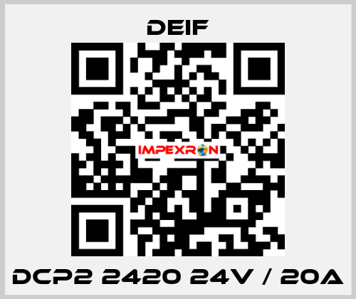 DCP2 2420 24V / 20A Deif