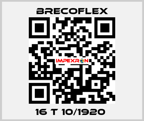 16 T 10/1920  Brecoflex