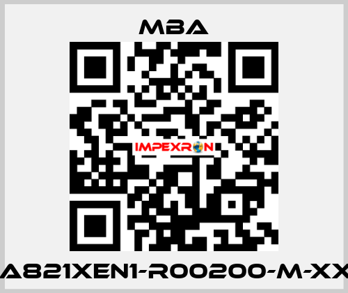 MBA821XEN1-R00200-M-XXXX MBA