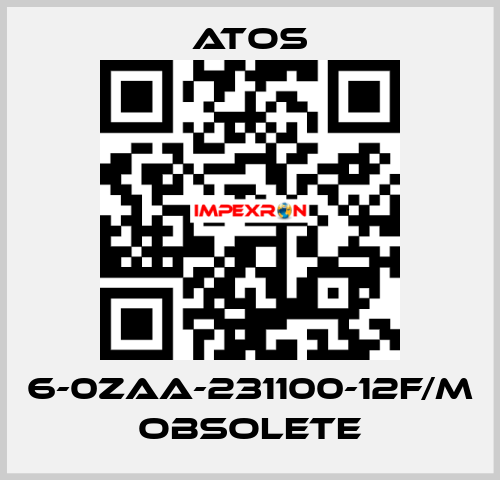 6-0ZAA-231100-12F/M obsolete Atos