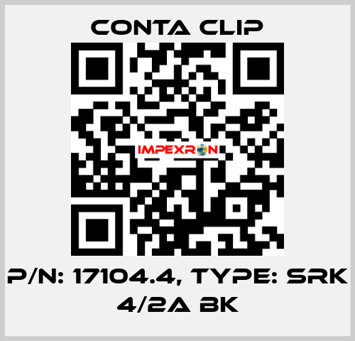 P/N: 17104.4, Type: SRK 4/2A BK Conta Clip