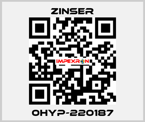 0HYP-220187 Zinser