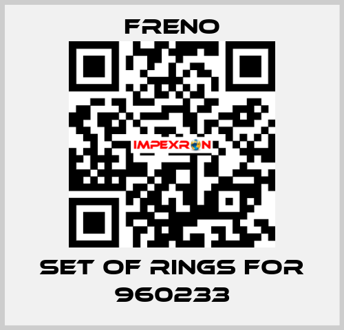 Set of rings for 960233 Freno