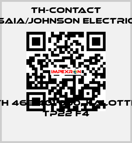 TH 465 401 000, Kalotte TP22 F4 TH-Contact (Saia/Johnson Electric)