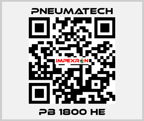 PB 1800 HE Pneumatech