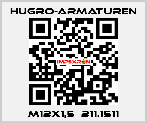 M12x1,5  211.1511 Hugro-Armaturen