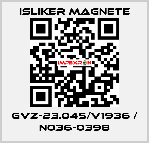 GVZ-23.045/V1936 / N036-0398 ISLIKER MAGNETE