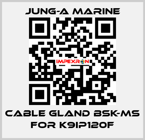 cable gland bsk-ms for K9IP120F JUNG-A MARINE