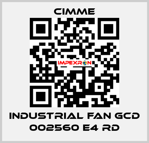 Industrial Fan GCD 002560 E4 RD Cimme