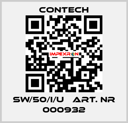 SW/50/I/U   Art. nr 000932 Contech