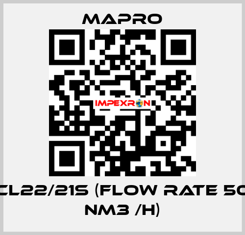 CL22/21S (flow rate 50 Nm3 /h) Mapro