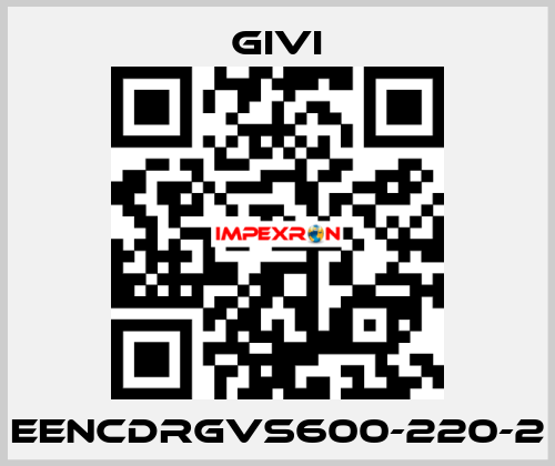 EENCDRGVS600-220-2 Givi