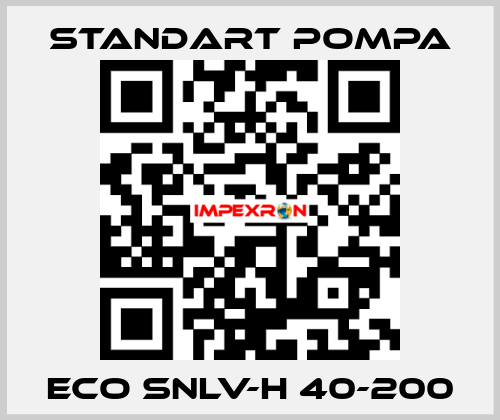 ECO SNLV-H 40-200 STANDART POMPA