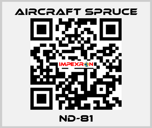 ND-81 Aircraft Spruce