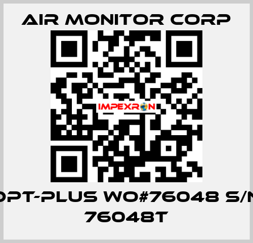 DPT-plus WO#76048 S/N 76048T AIR MONITOR CORP