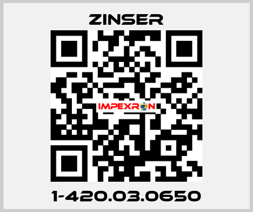 1-420.03.0650 Zinser