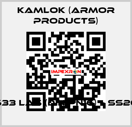 633 LAS (DIN PN16) – SS20 KAMLOK (Armor Products)