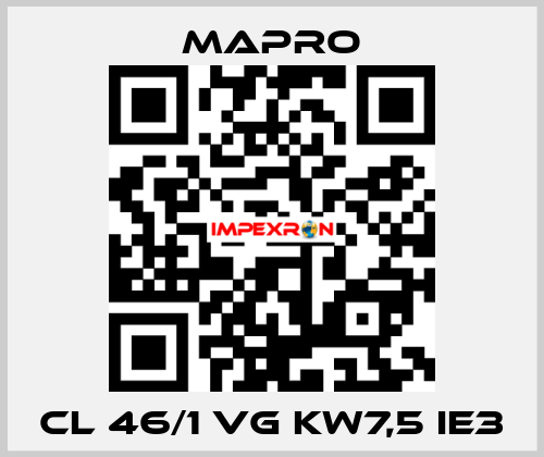 CL 46/1 VG kW7,5 IE3 Mapro