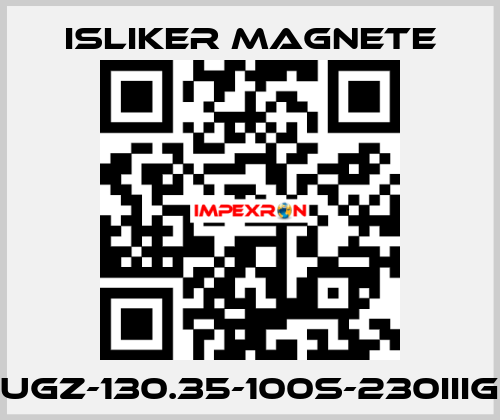 UGz-130.35-100S-230IIIG ISLIKER MAGNETE