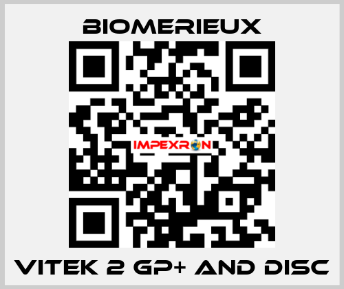 Vitek 2 GP+ and disc Biomerieux